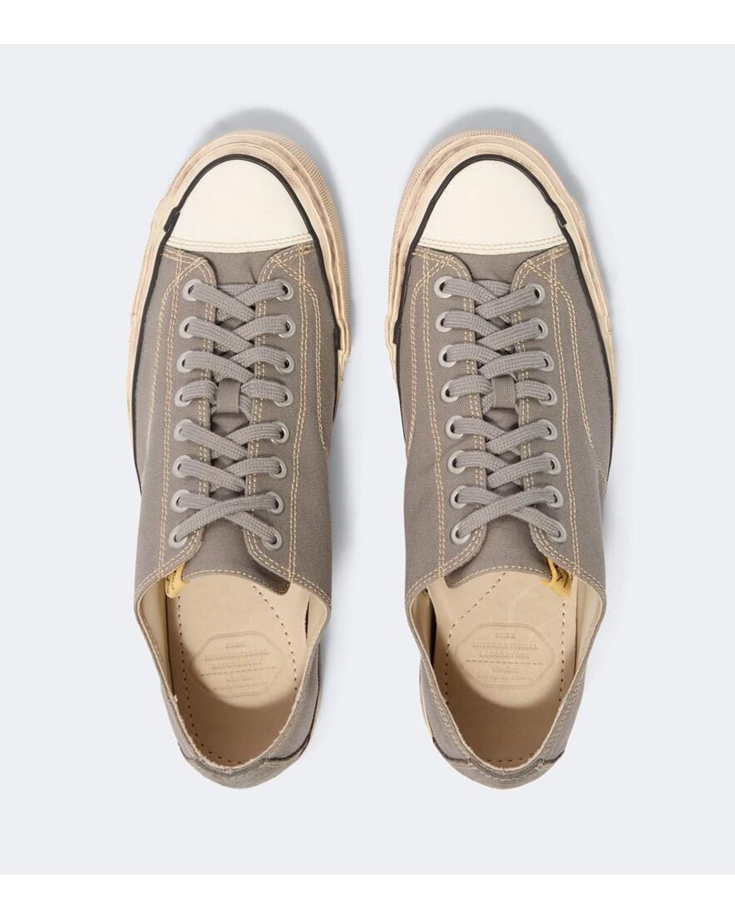 Visvim Brown Skagway Canvas Sneakers for men