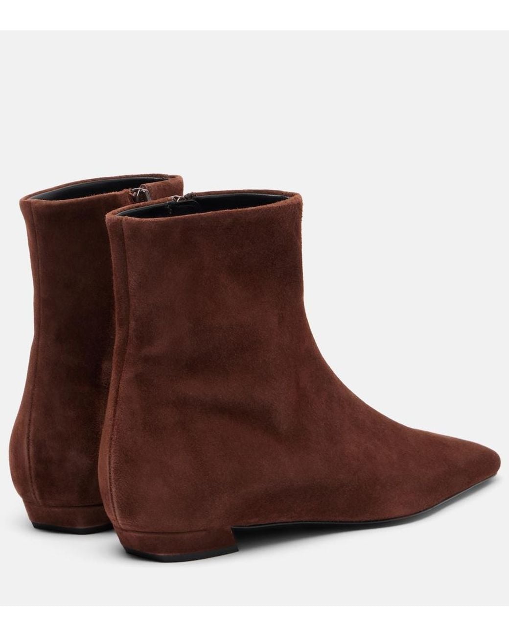 Proenza Schouler Brown Suede Ankle Boots