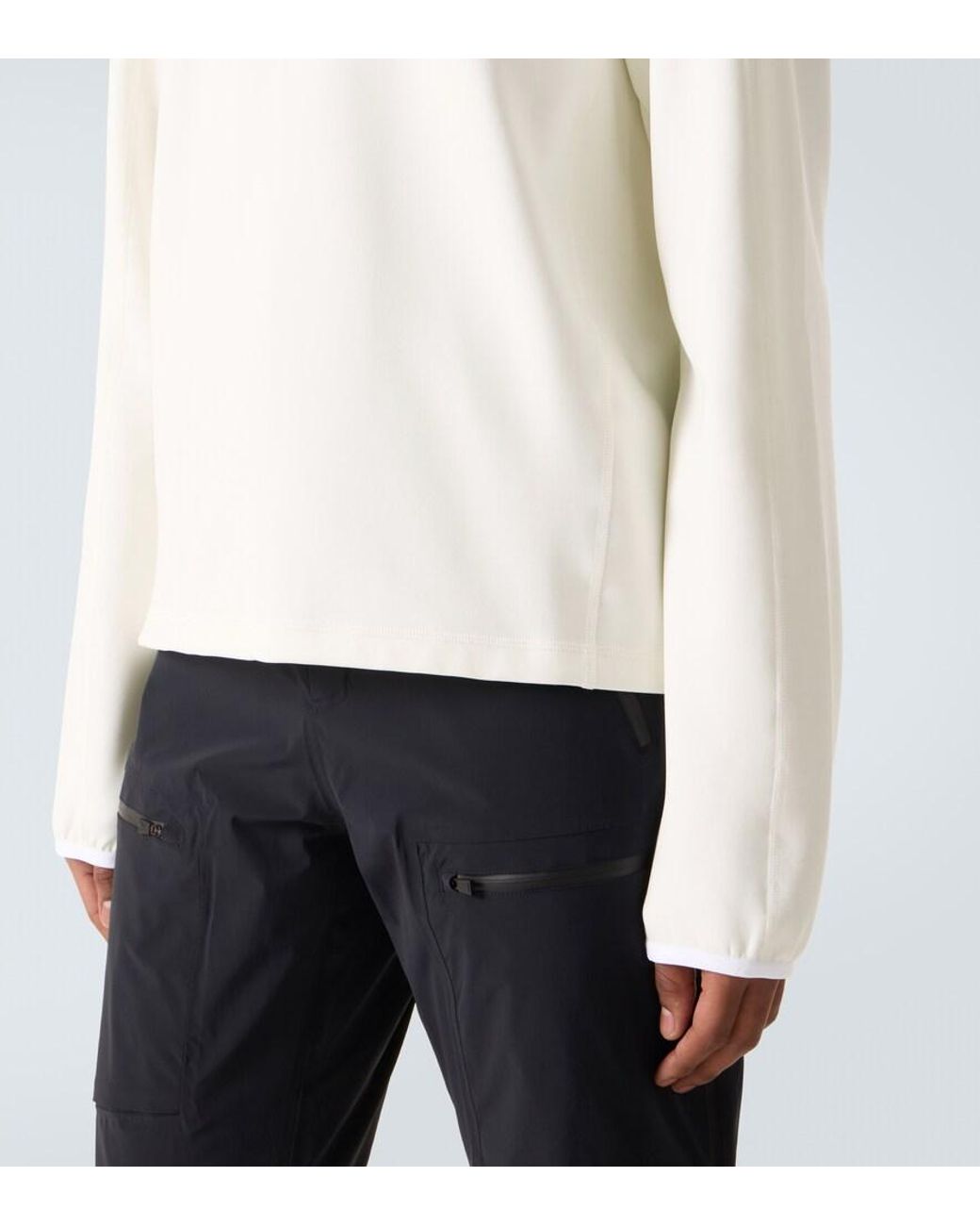 Aztech Mountain White Aztech Fleece Half-Zip Sweater for men