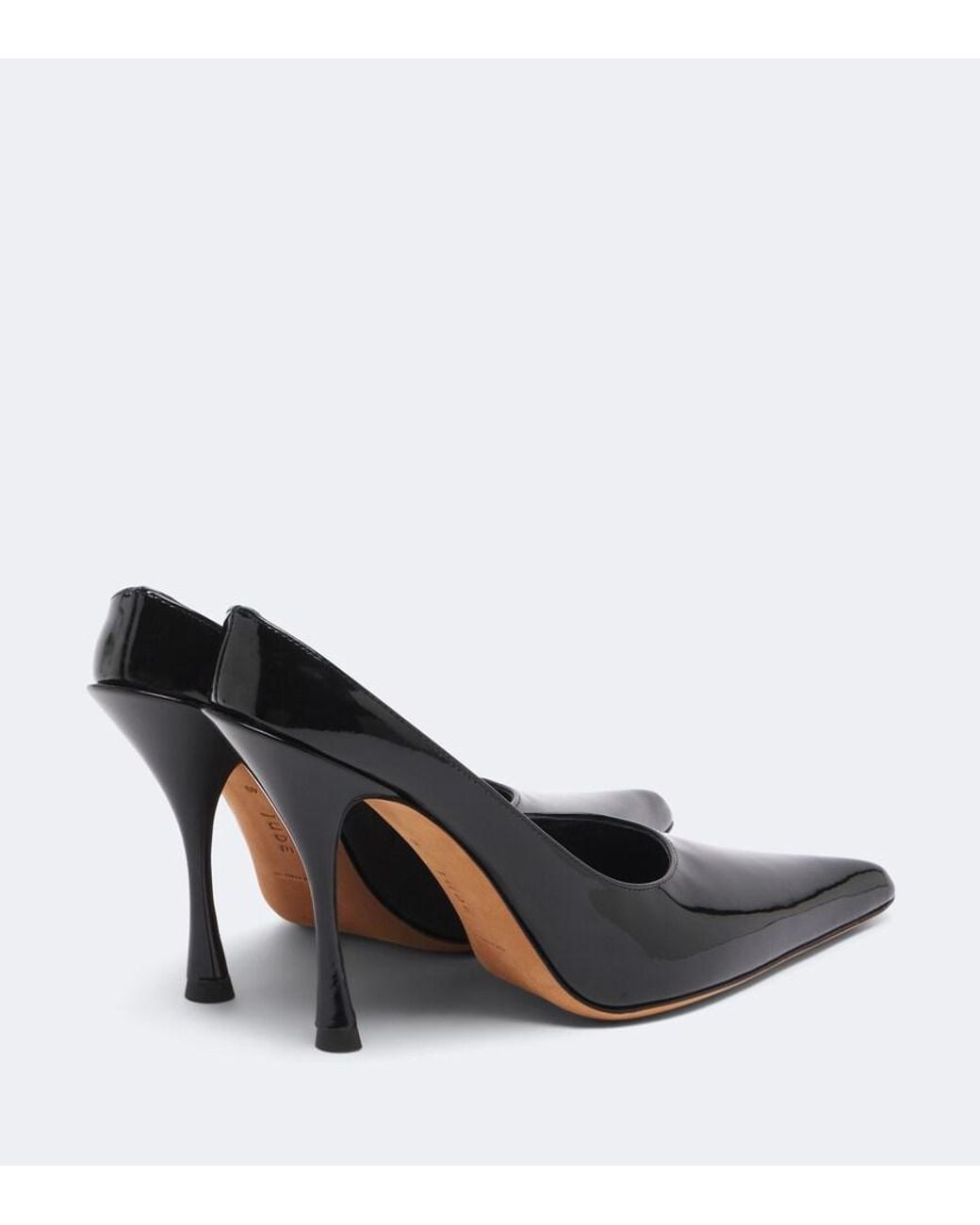 Jude Black Strike Patent Leather Mules