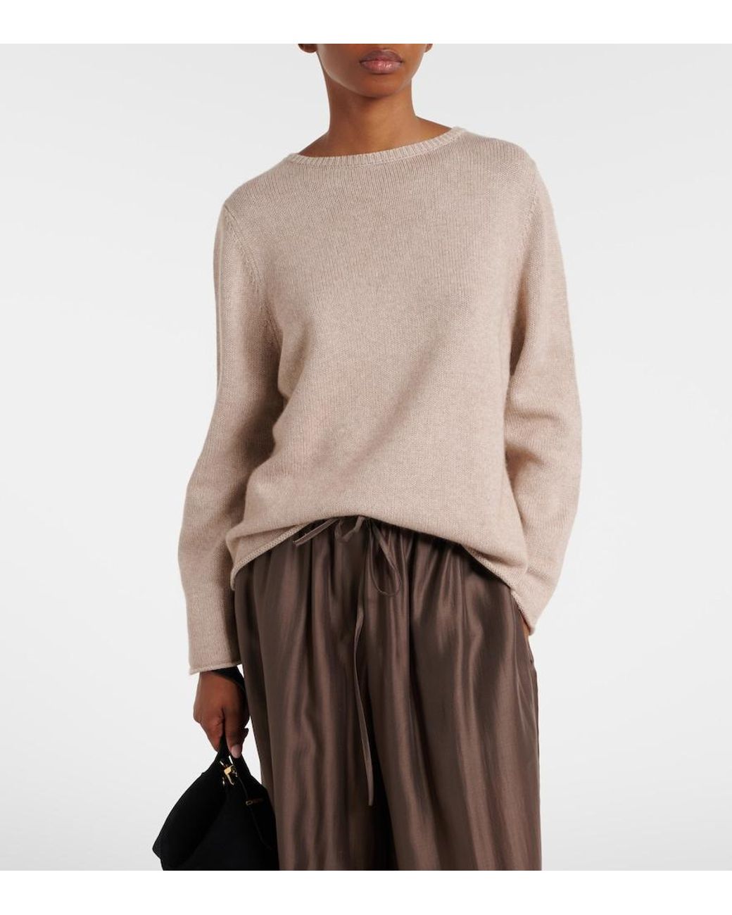Jardin Des Orangers Natural Cotton And Cashmere Sweater