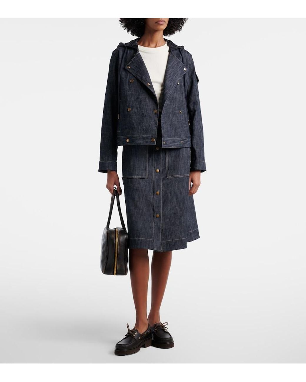 Moncler Blue Denim Jackets