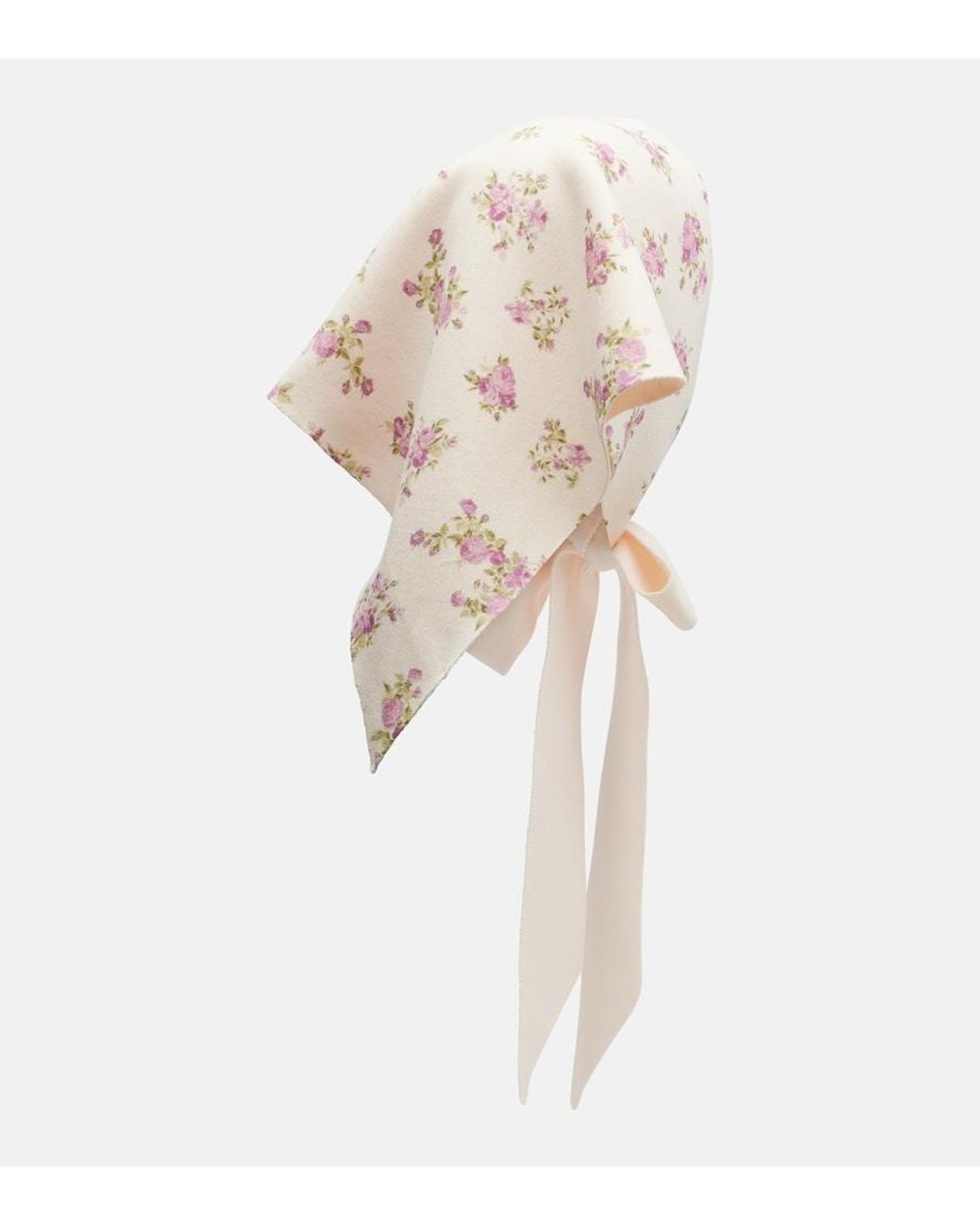 Magda Butrym Natural Floral Cotton Scarf