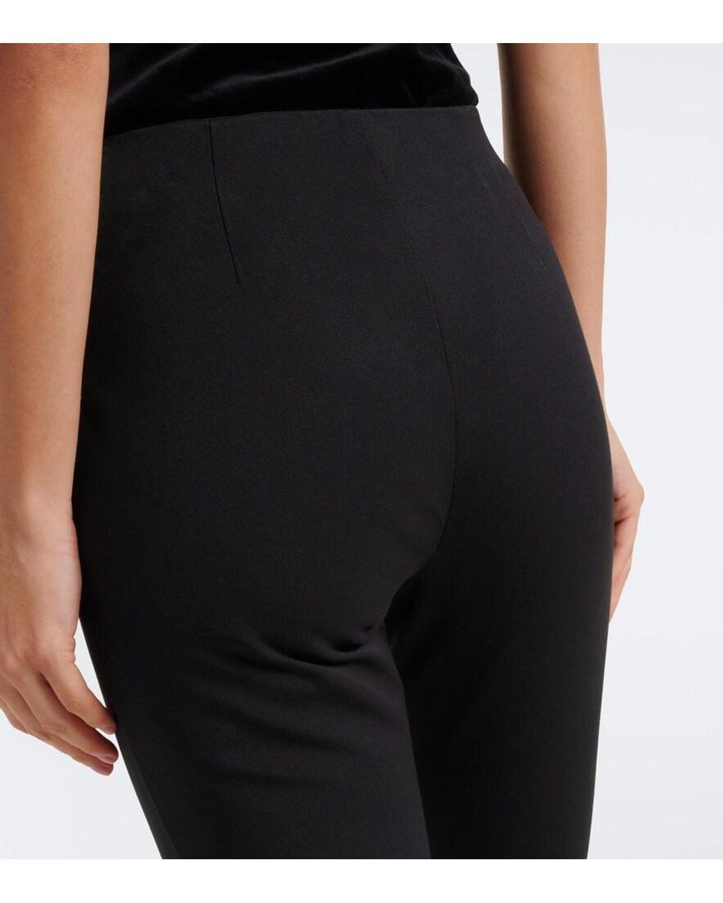 Posse Blue Mina Cotton-Blend Capri Pants
