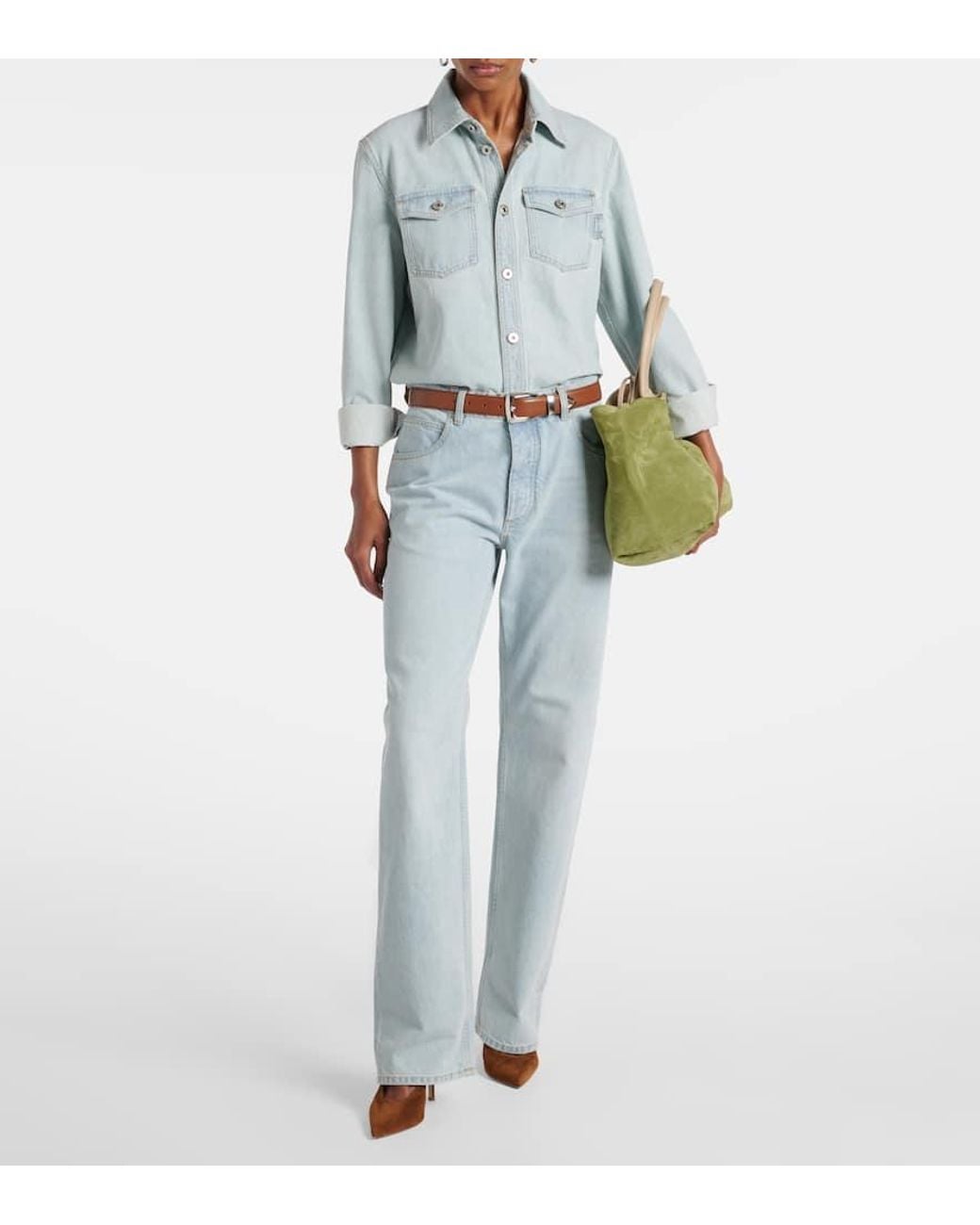 Gianvito Rossi Brown Robbie Suede Slingback Pumps