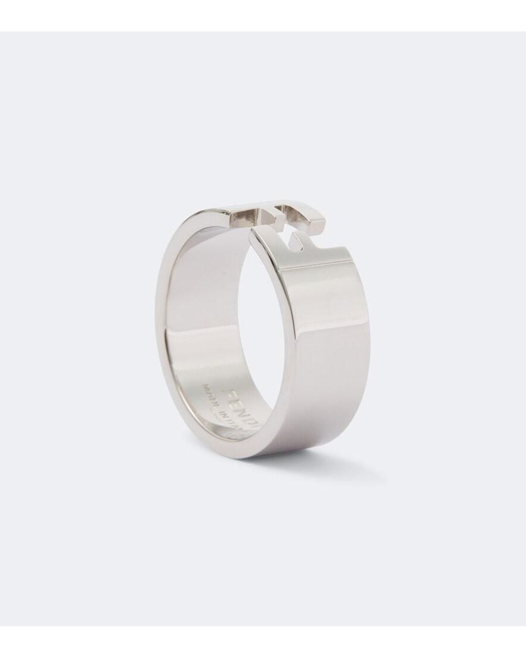 Fendi Ring Ff in White für Herren