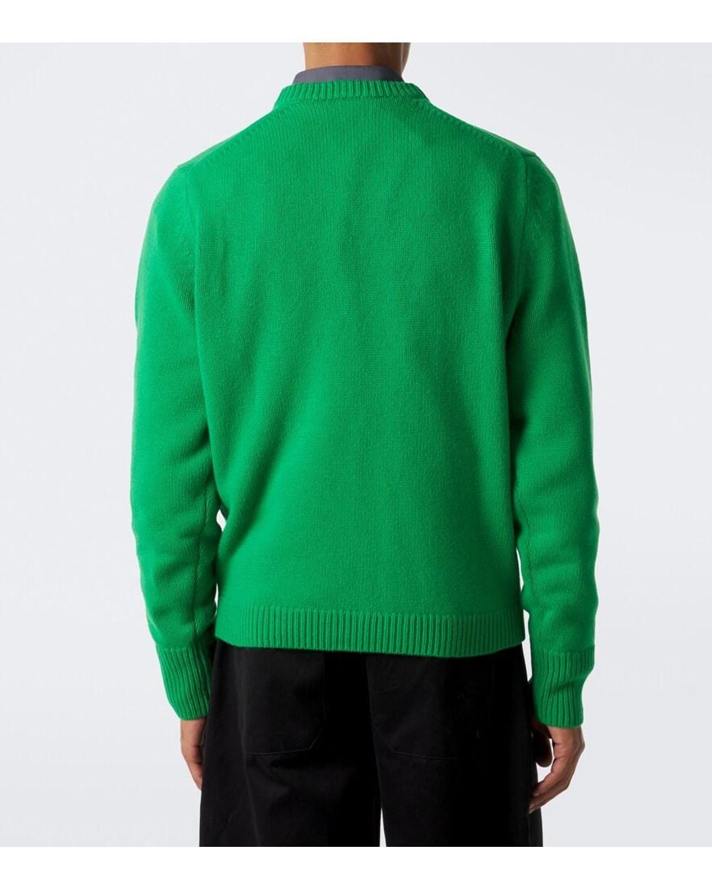 Studio Nicholson Green Miska Wool Sweater for men