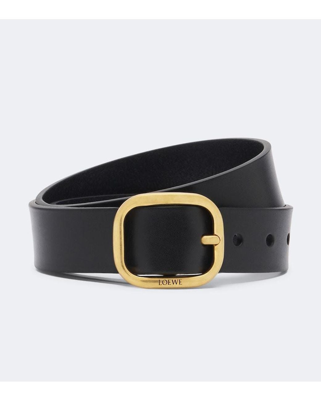 Loewe Black Leather Belt