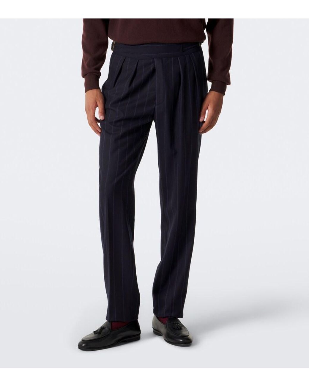 Pantaloni Regular di Rubinacci in Blue da Uomo