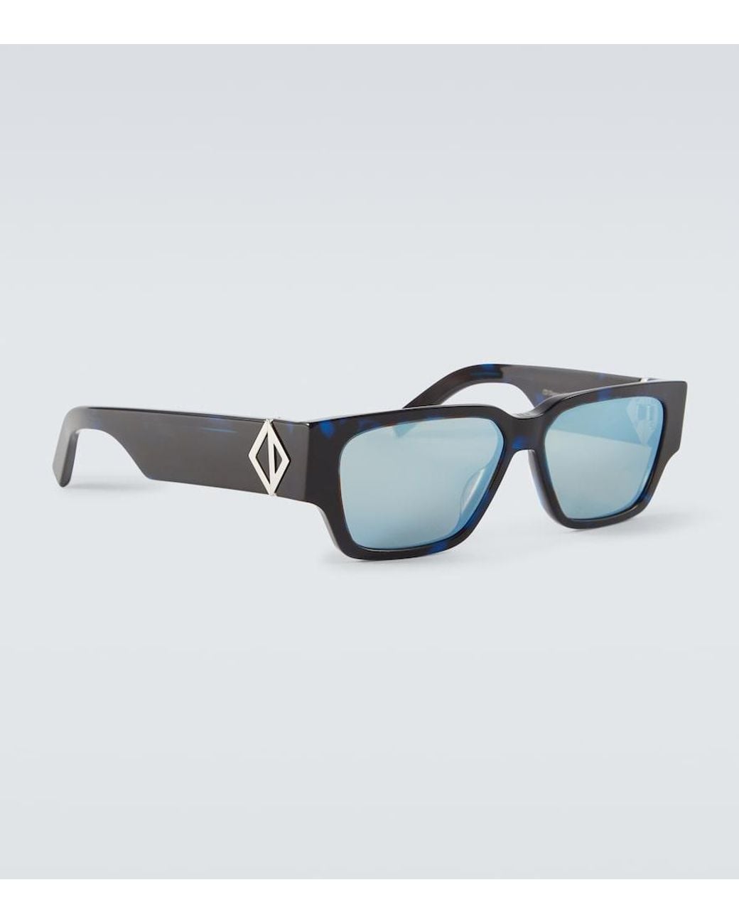 Dior Blue Cd Diamond S5I Rectangular Sunglasses for men