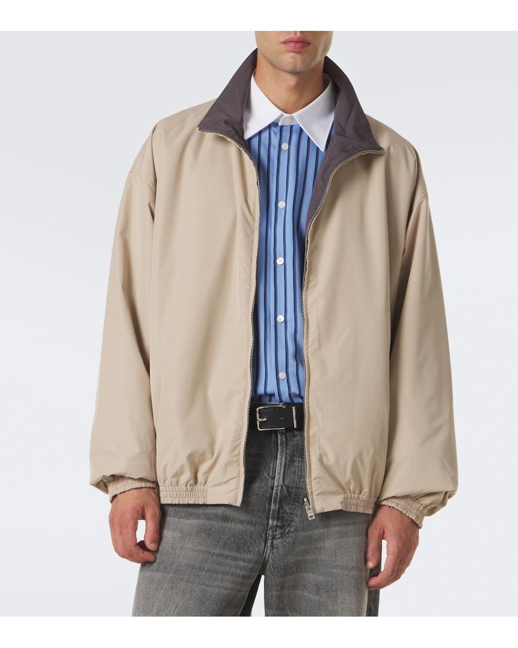 Acne Natural Reversible Taffeta Blouson Jacket for men