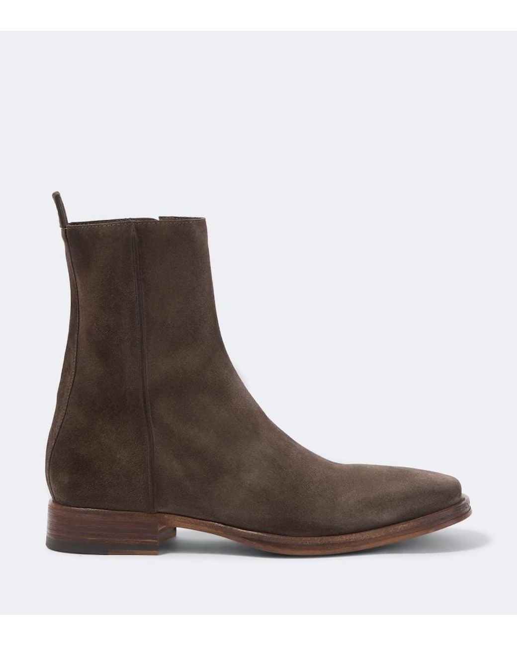 Acne Brown Bebe Suede Ankle Boots for men