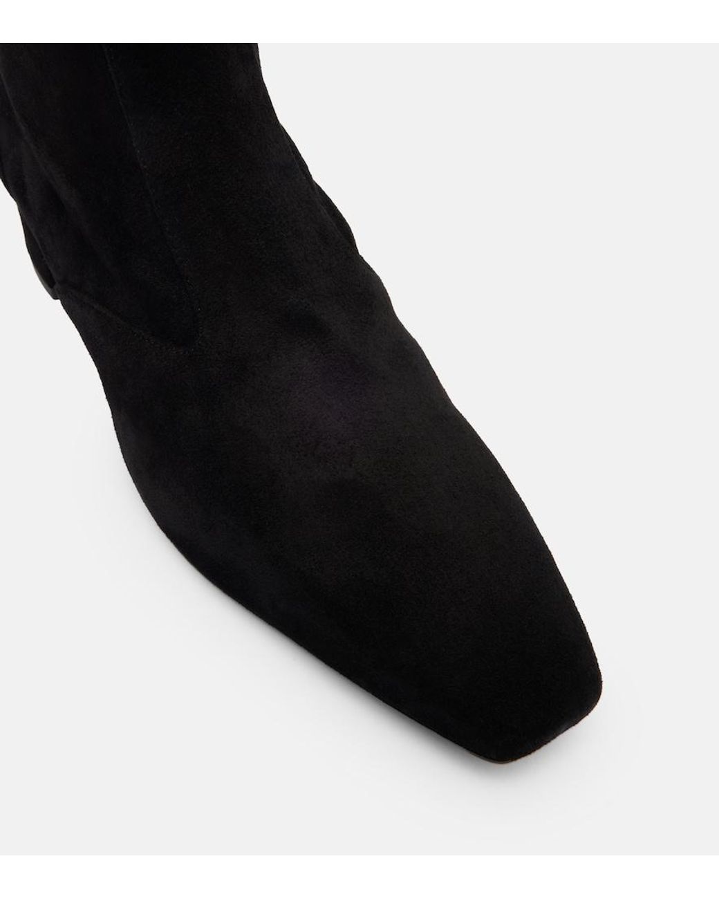 Aquazzura Black Remi 35 Suede Over-The-Knee Boots