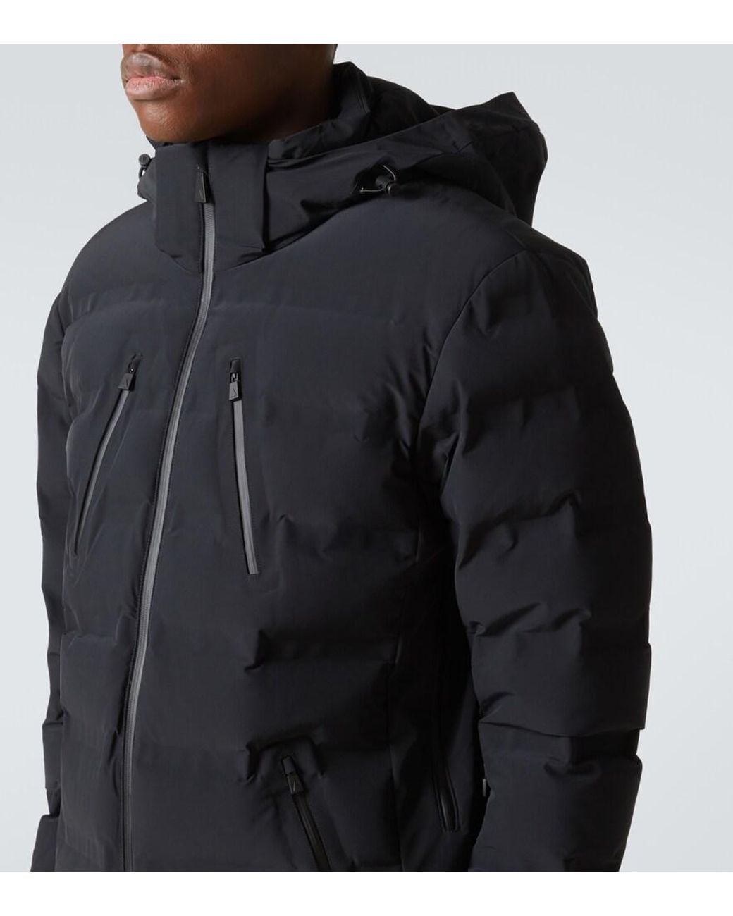 Aztech Mountain Black Technical Ski Jacket for men