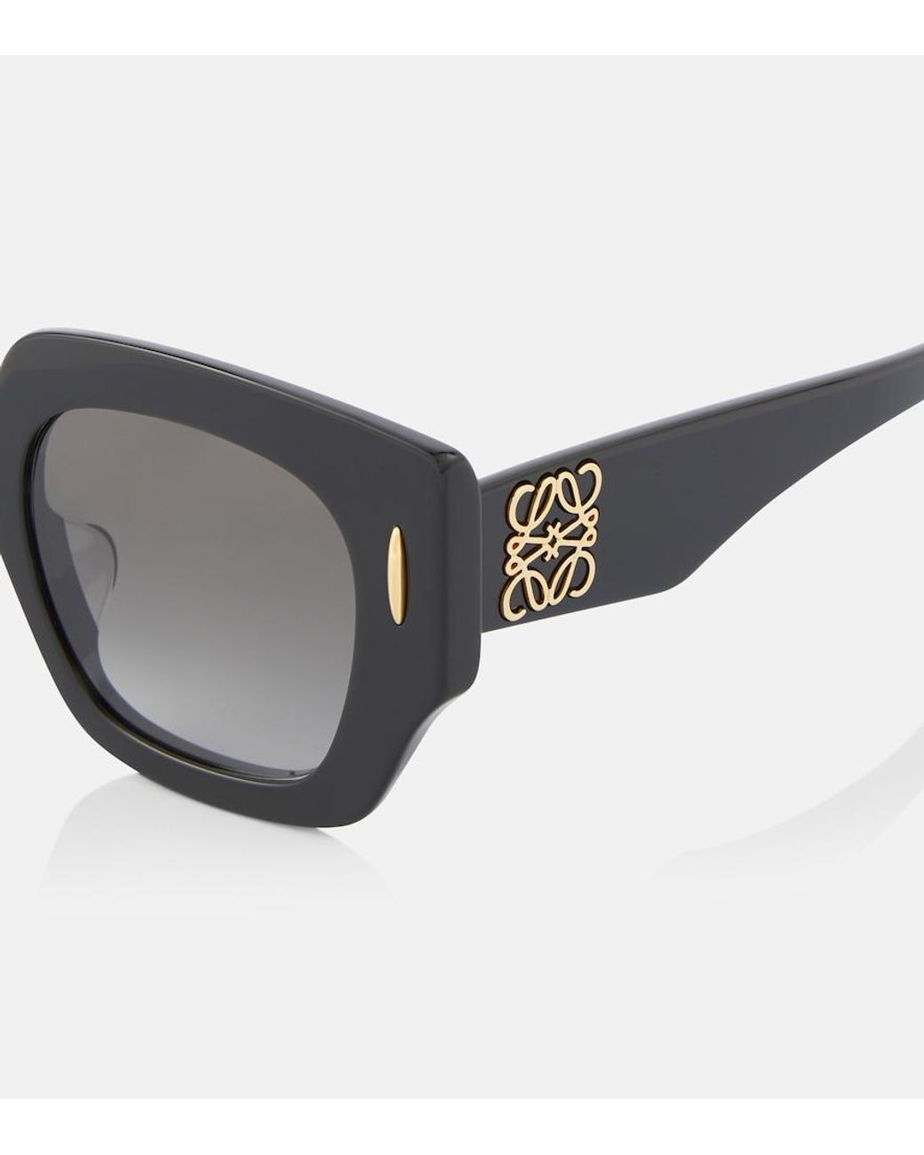 Loewe Black Anagram Square Sunglasses