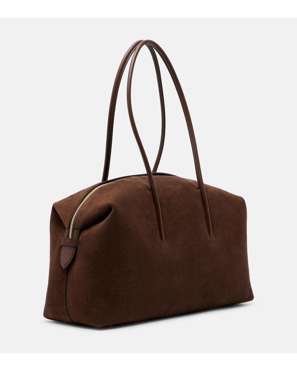 DeMellier London Brown Stockholm Large Suede Tote Bag