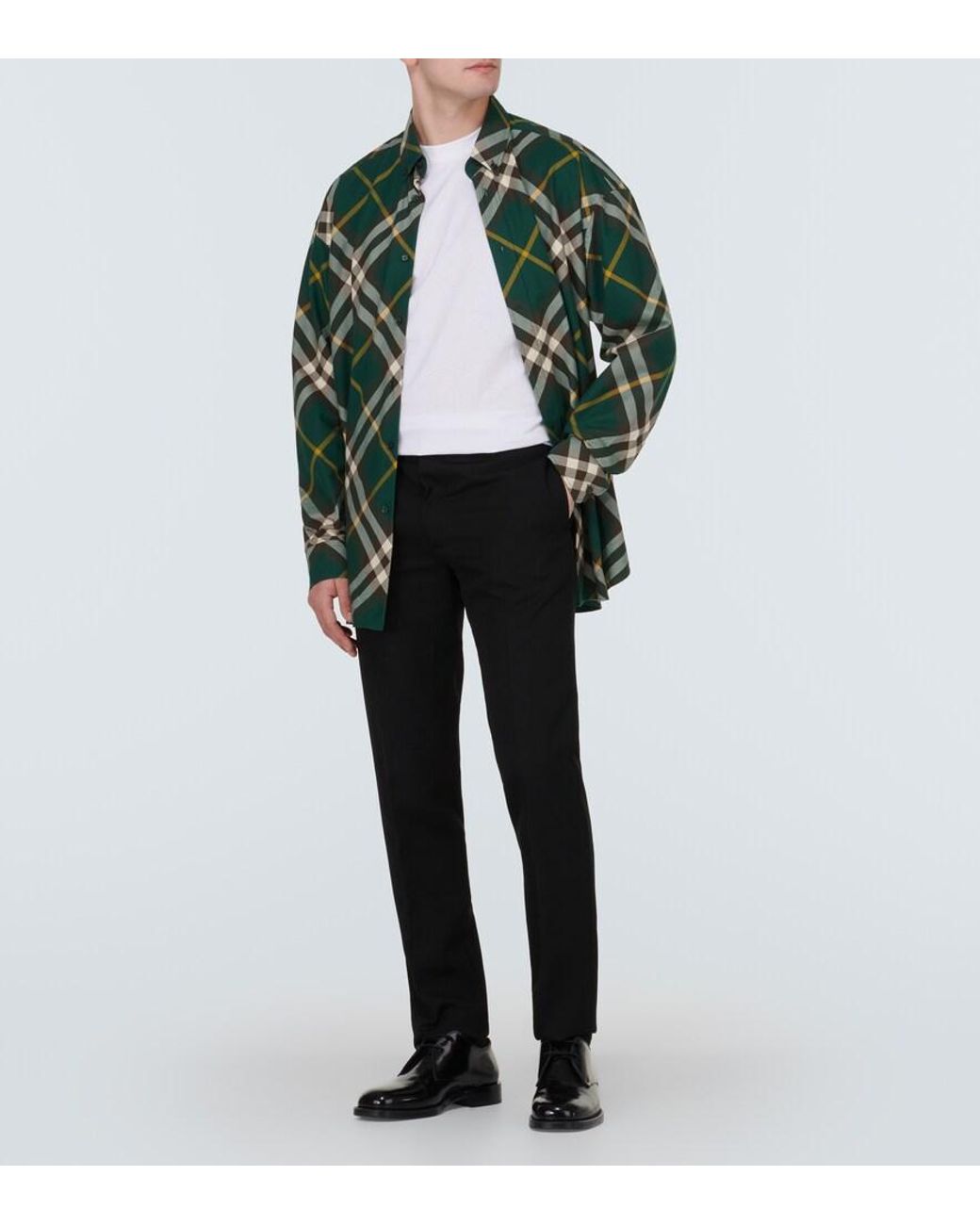 Burberry White Printed Cotton Jersey T-Shirt for men