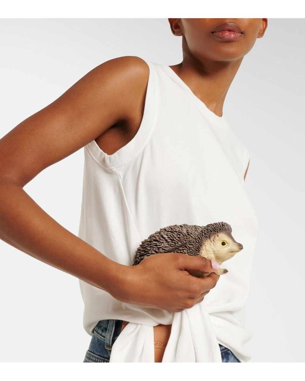 J.W. Anderson Brown Hedgehog Clutch