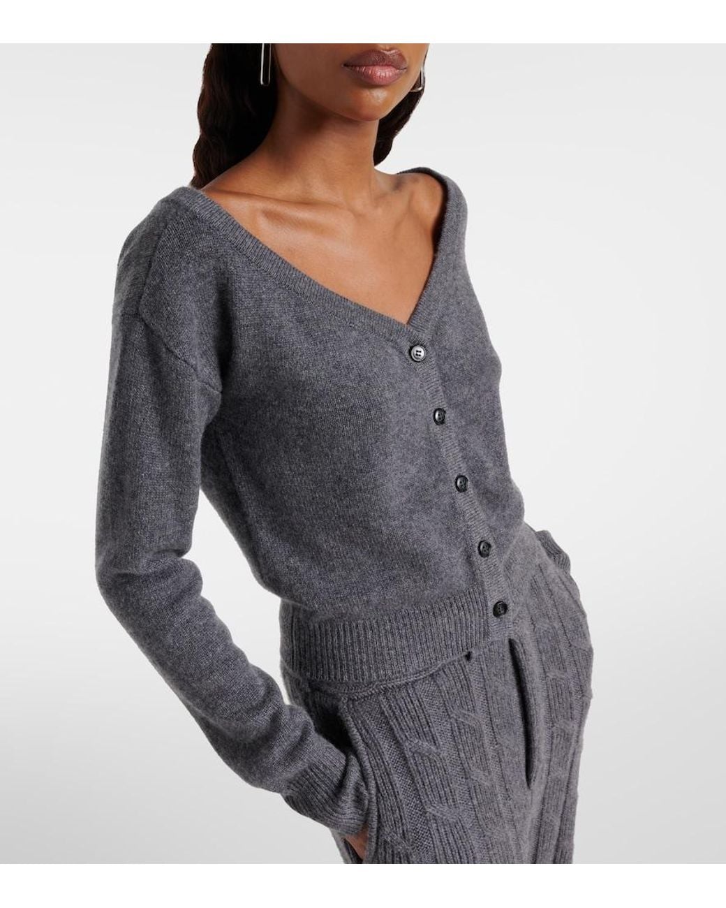Lisa Yang Blue Beata Cashmere Cardigan