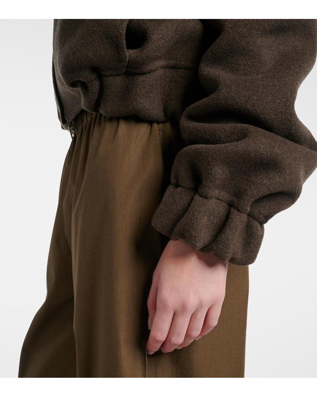 Khaite Brown Cordan Wool Jacket