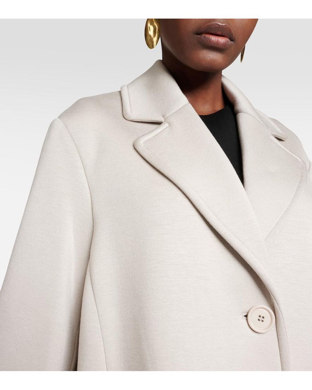 【送料 関税込】’S Max Mara Radice jersey coat Radice jersey coat in pink - S Max Mara | Mytheresa