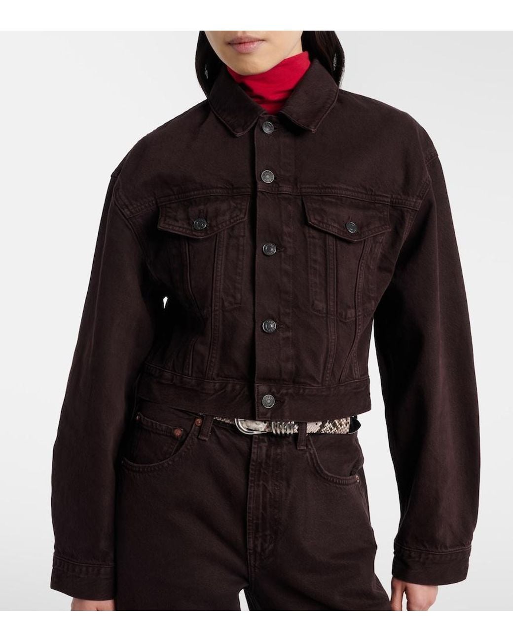 Agolde Brown Radley Denim Jacket