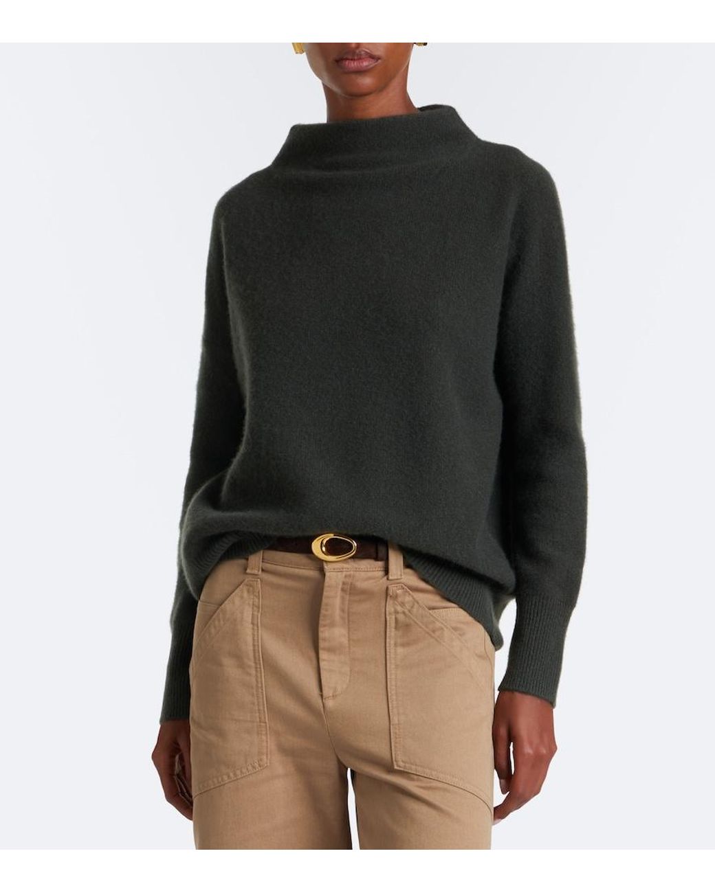 Vince Green Plush Cashmere Sweater