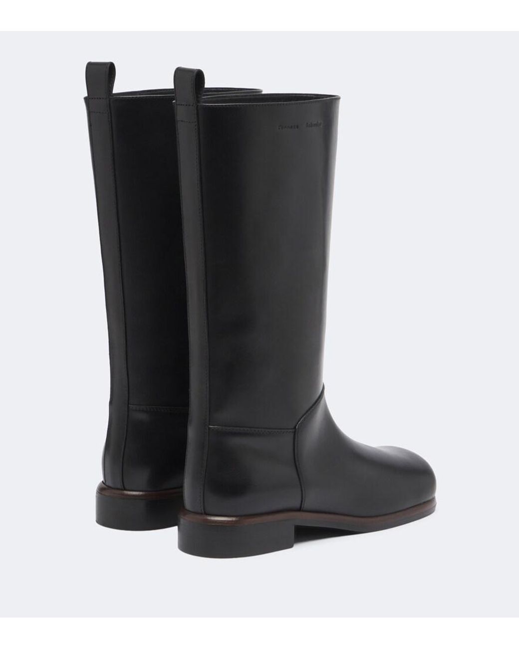 Proenza Schouler Black Esme Leather Knee-High Boots