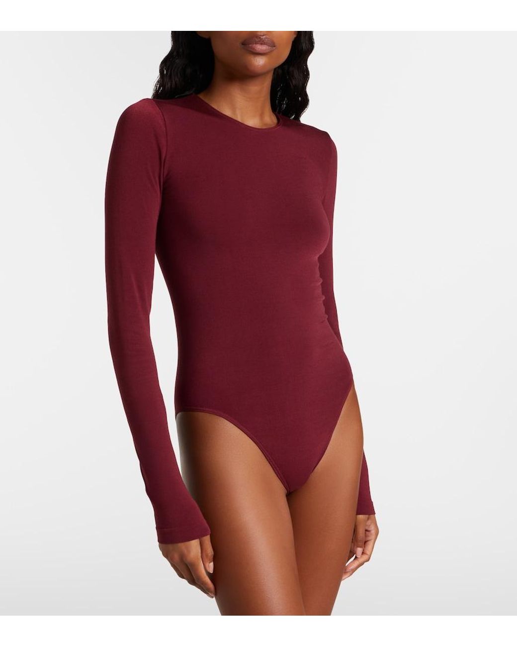 Wolford Red Berlin Bodysuit