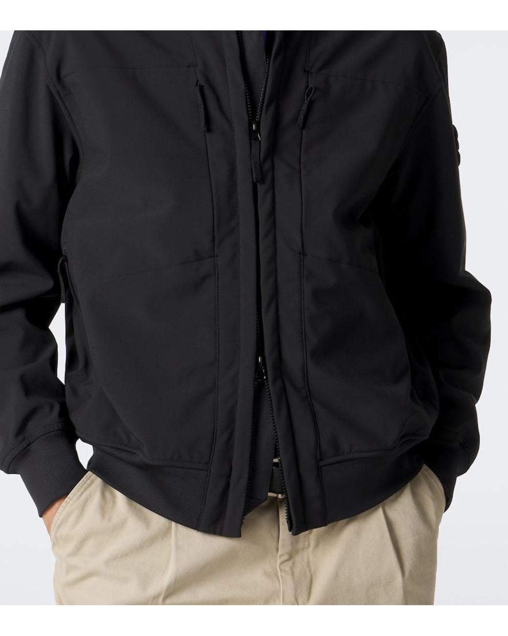 Stone Island Black Compass Technical Bomber Jacket for men