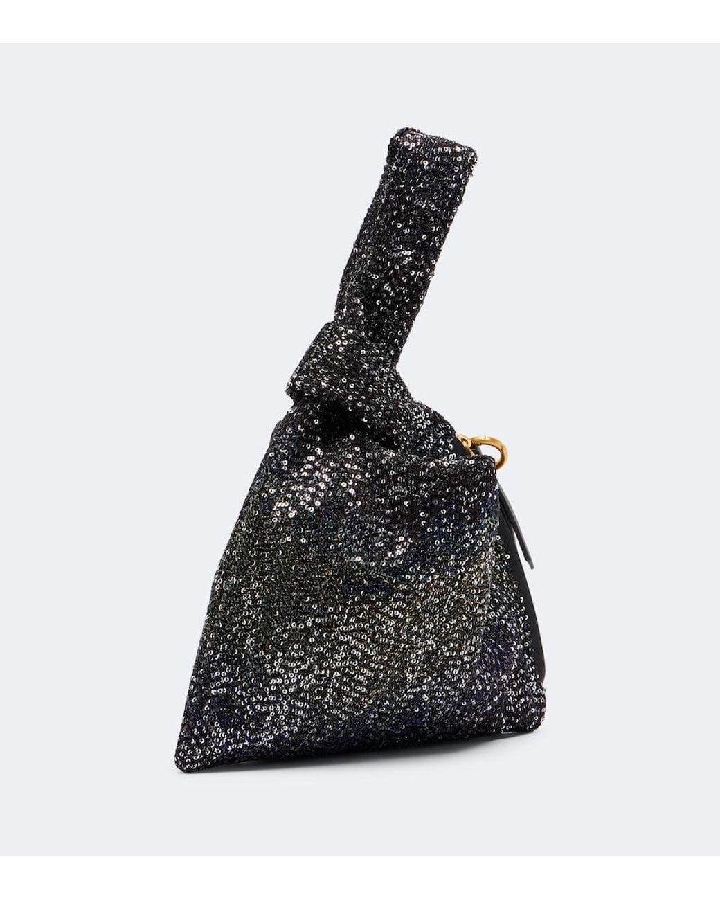 Missoni Black Sequined Top-Handle Bag
