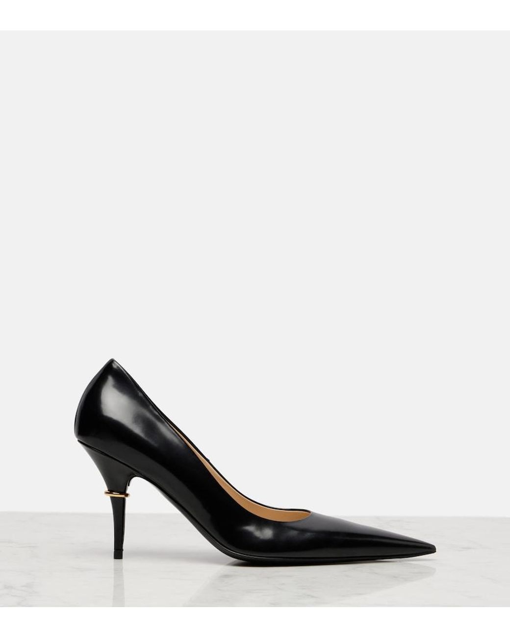 Balenciaga Black Avenue 90 Leather Pumps