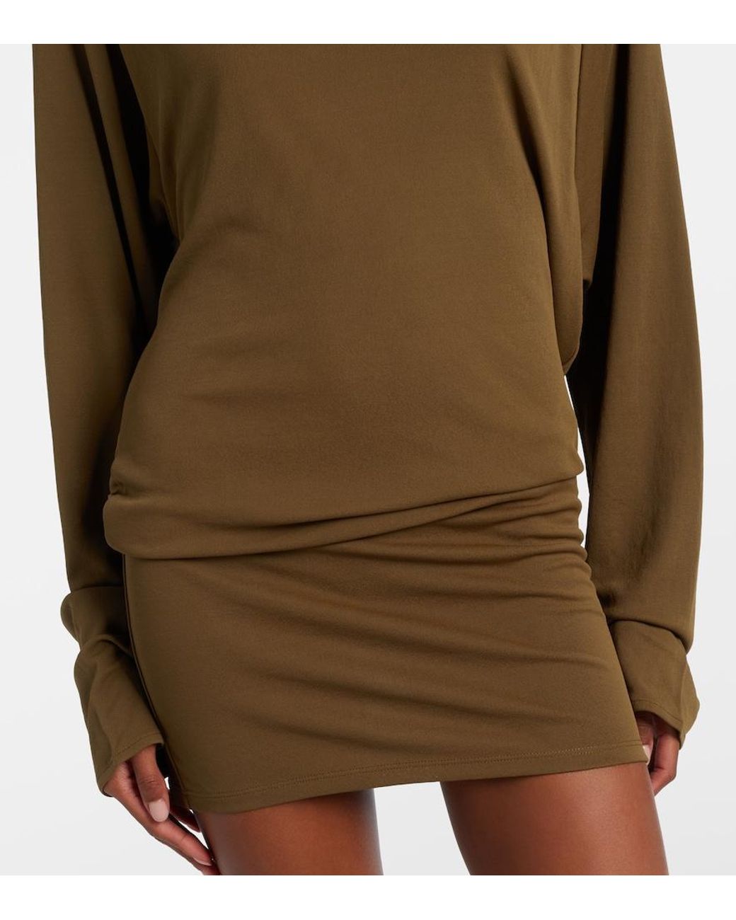 Jacquemus Green Mistral Jersey Minidress