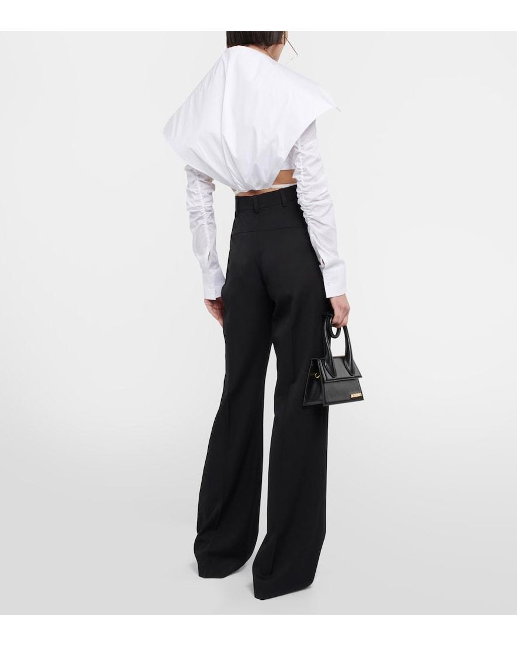 Top La chemise Meio Jacquemus de color White