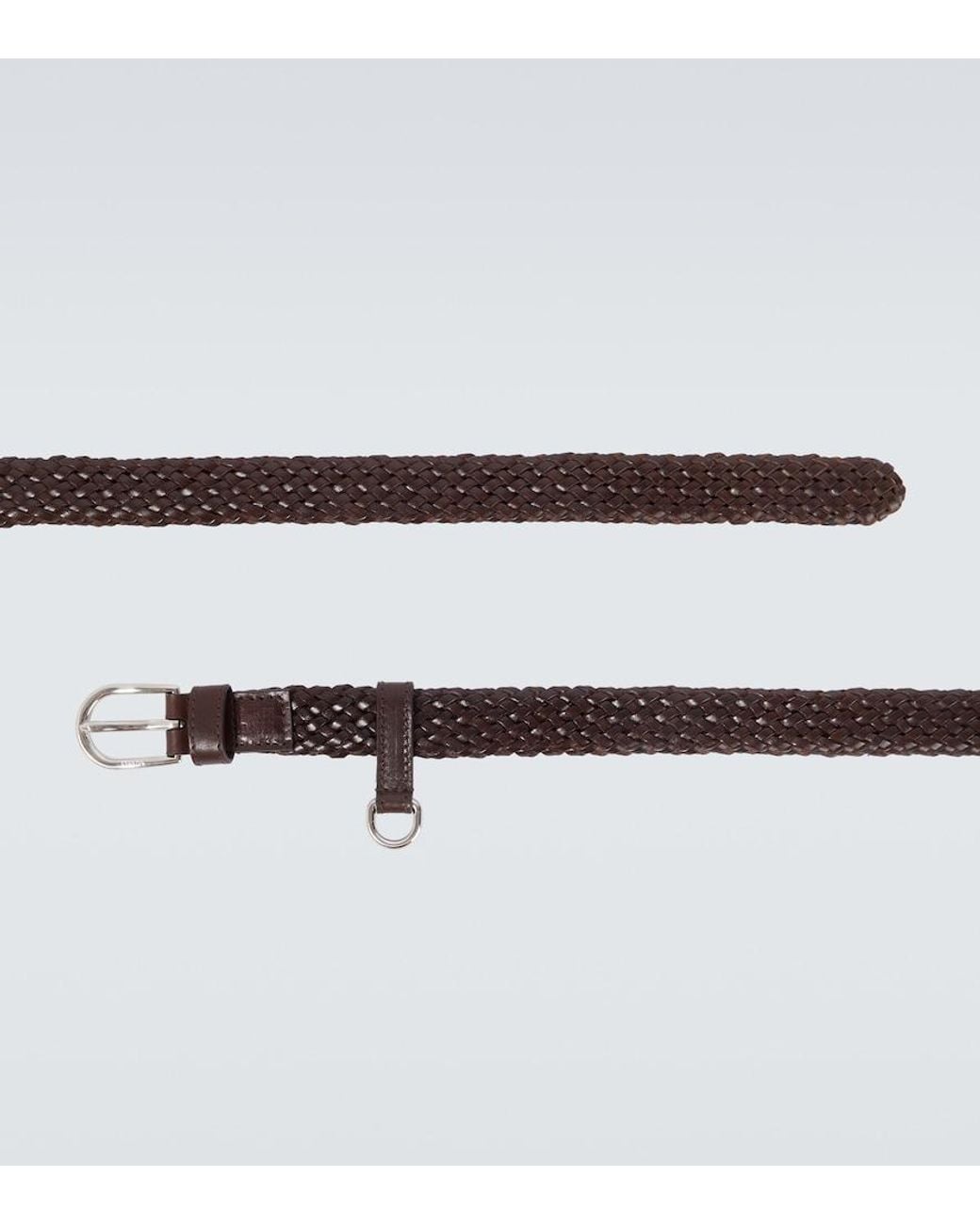 Prada Guertel Aus Leder in Brown für Herren