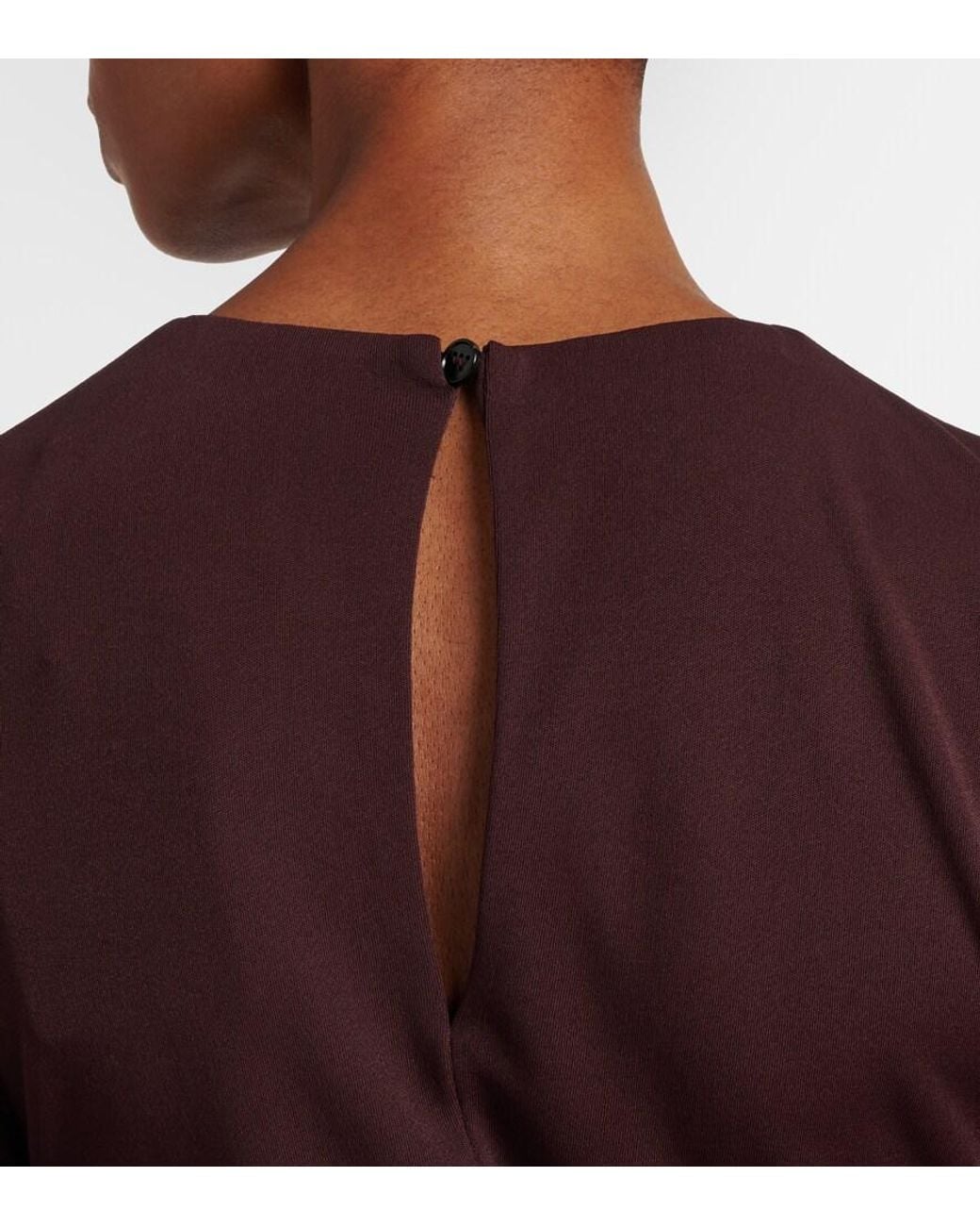 Jil Sander Purple Jersey Maxi Dress