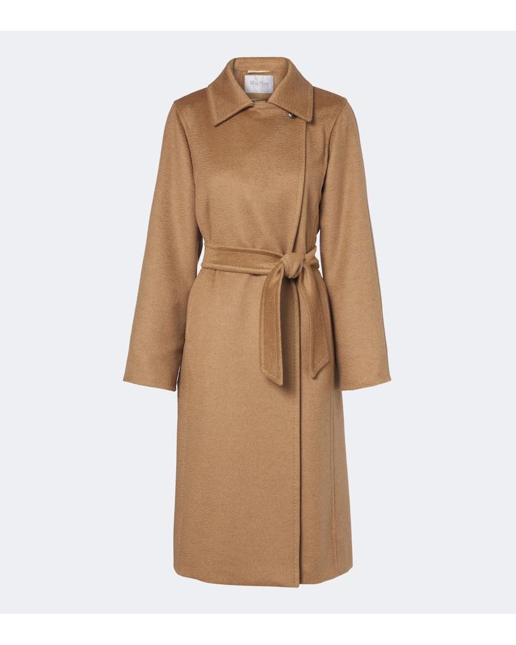Max Mara Natural Manuela Icon Camel Hair Coat
