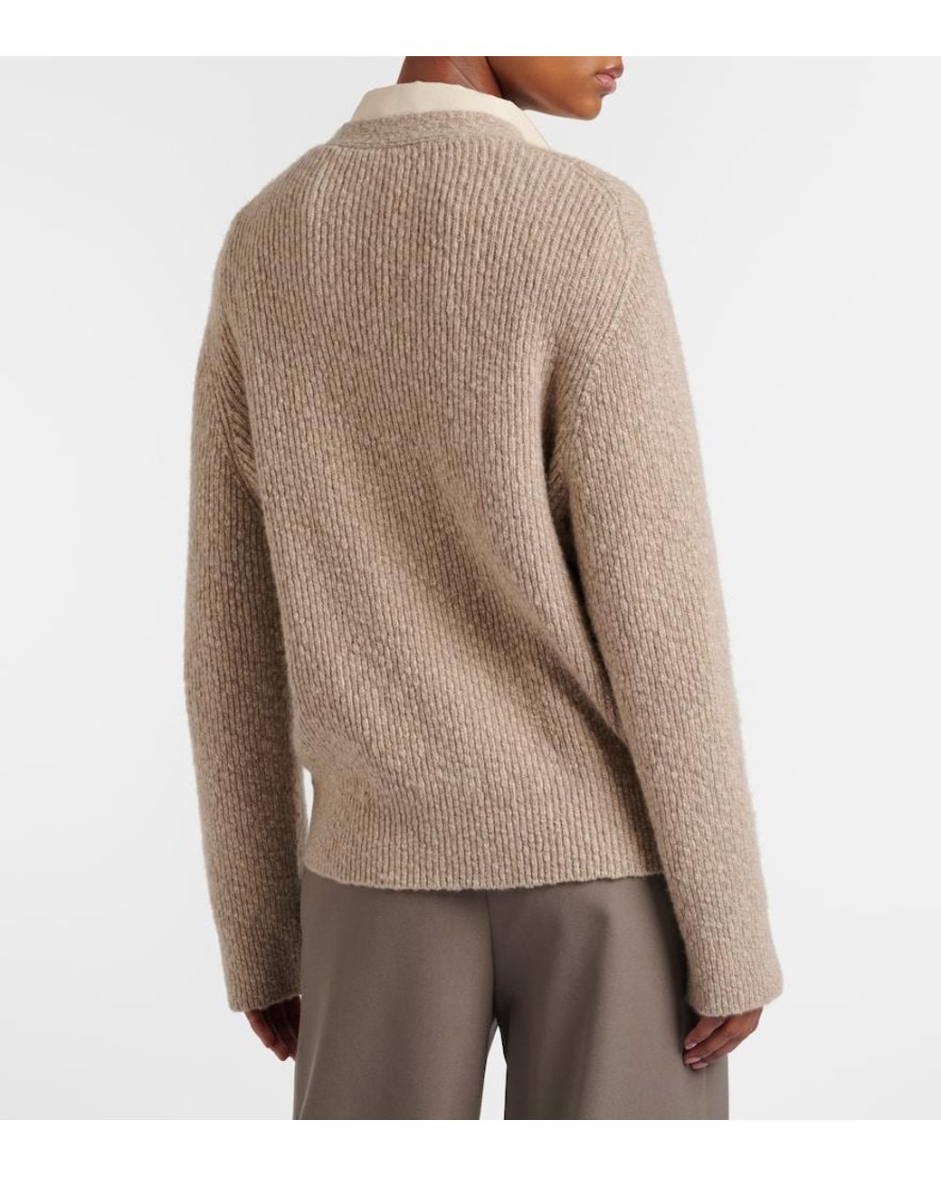 The Row Natural Naroch Cashmere Cardigan