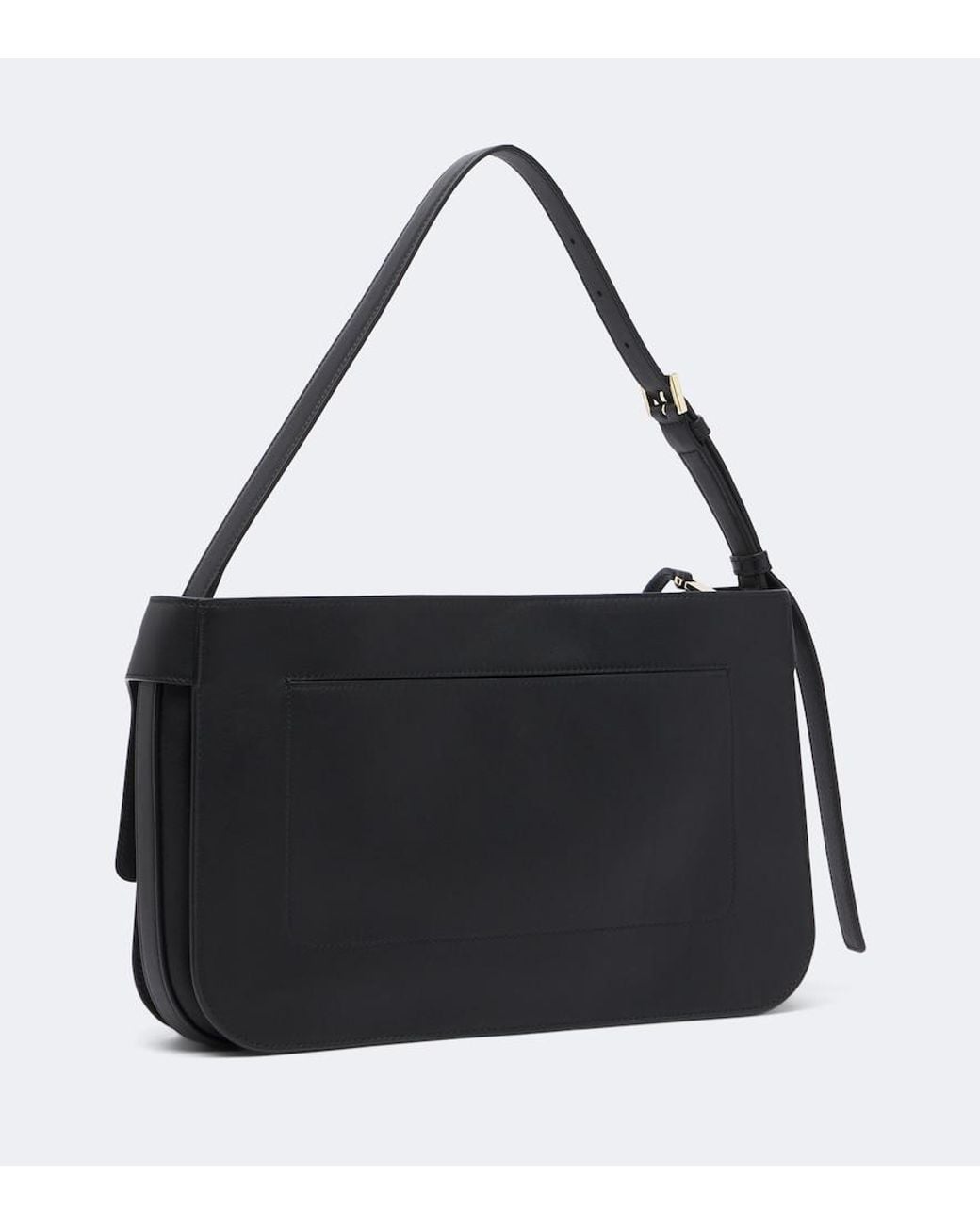 Ferragamo Black Cara Medium Leather Shoulder Bag