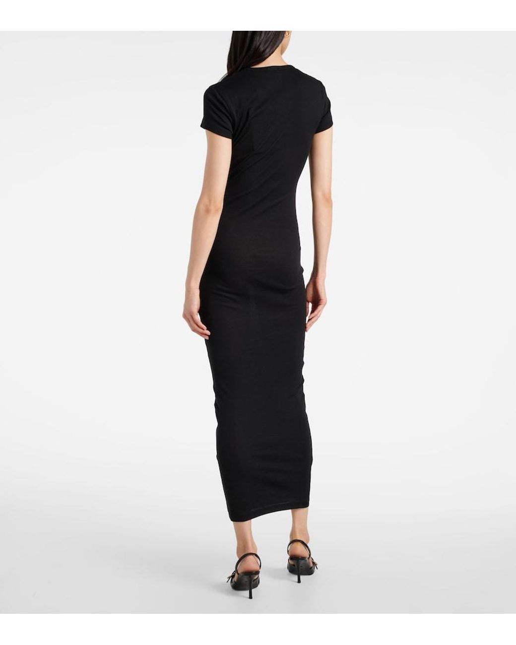 Wardrobe NYC Black Cotton Maxi Dress