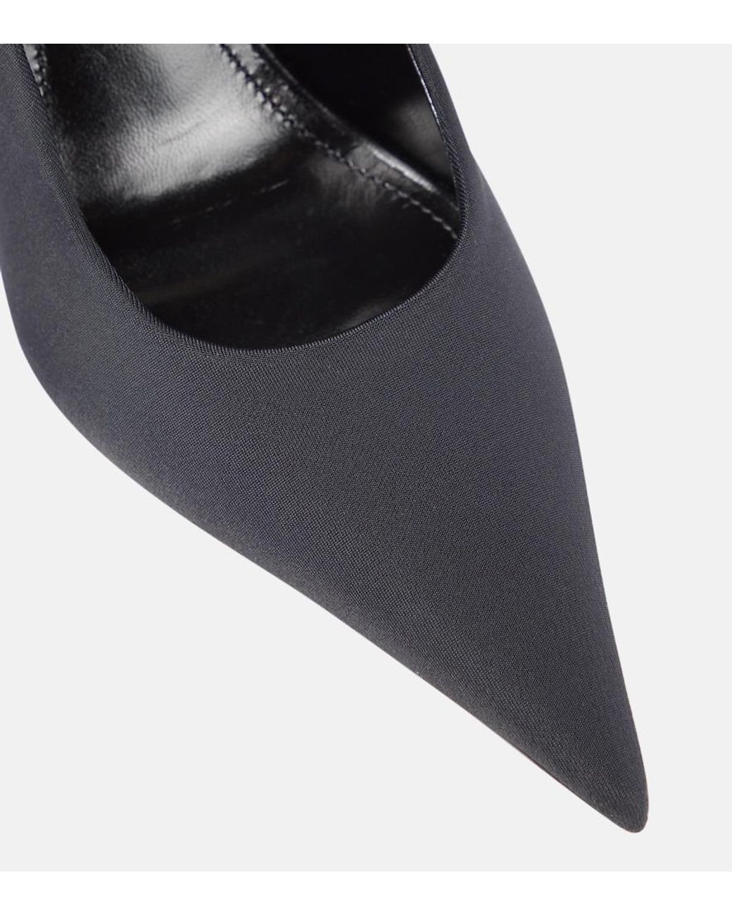 Balenciaga Black Knife Jersey Pumps