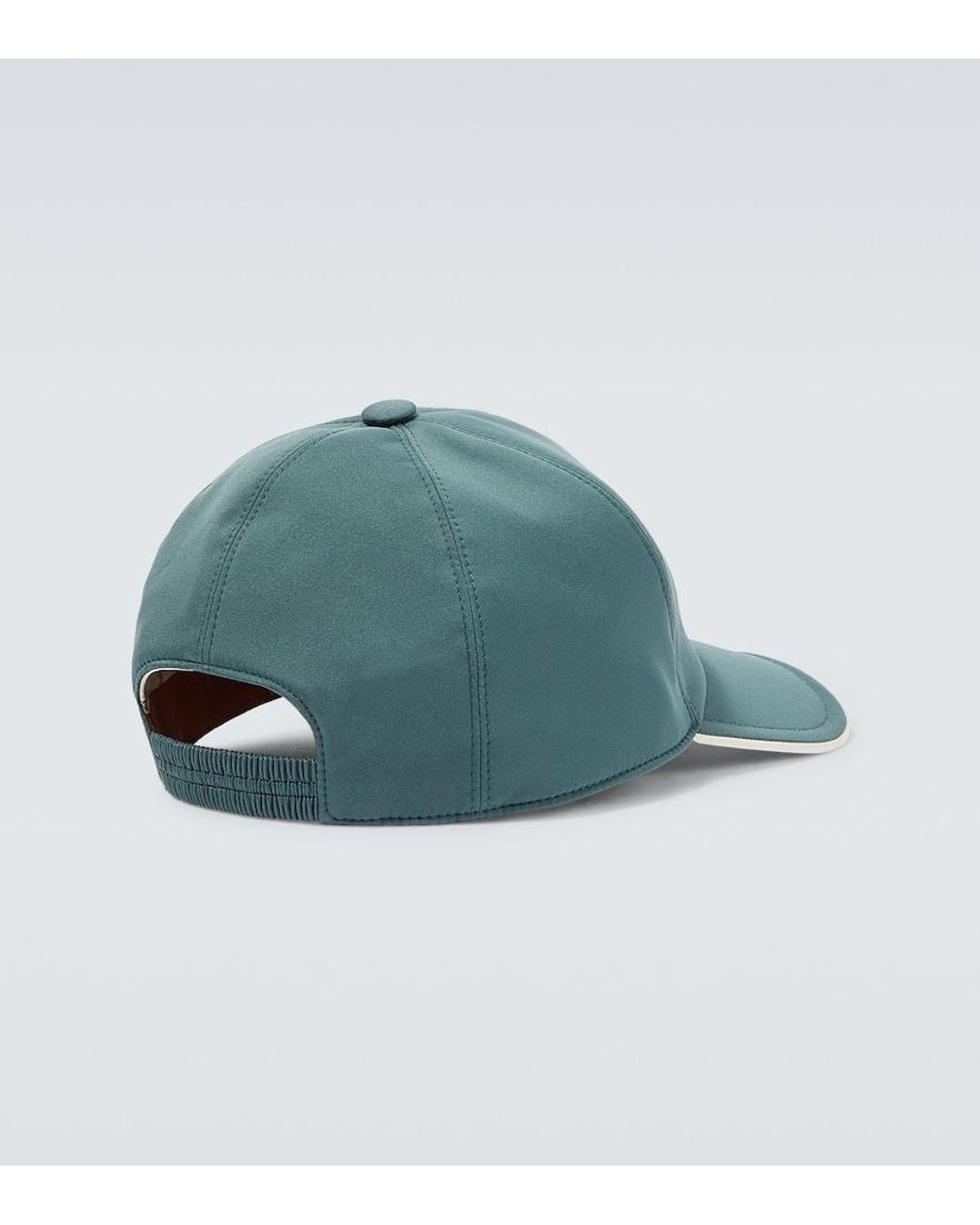 Loro Piana Green Logo Baseball Cap for men