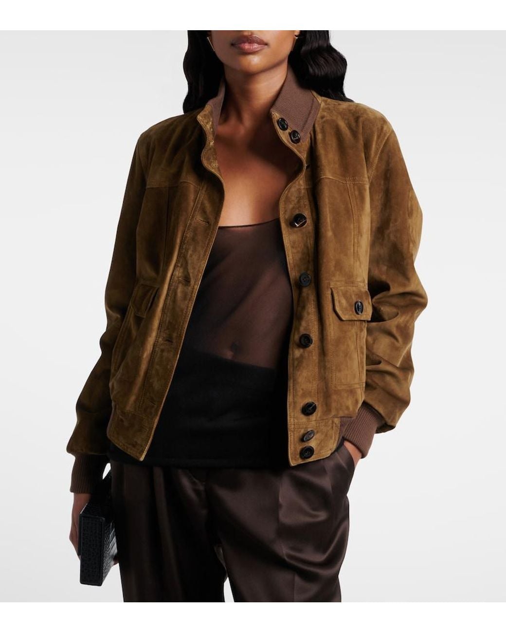 Tom Ford Gray Knitted Sheer Camisole