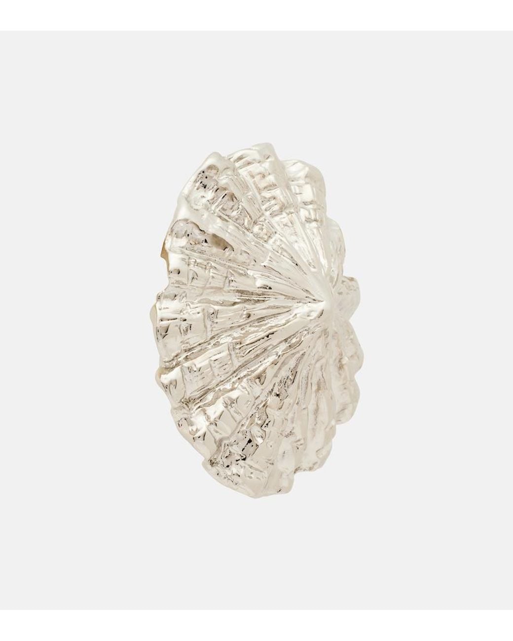 Jennifer Behr White Limpet Earrings