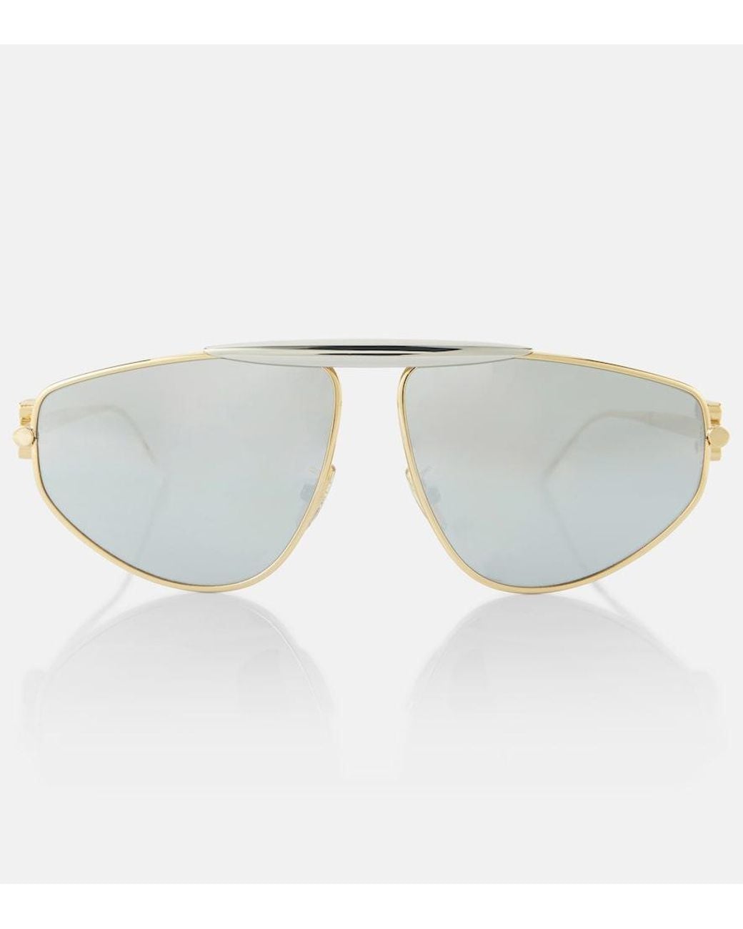 Loewe Gray Spoiler Aviator Sunglasses