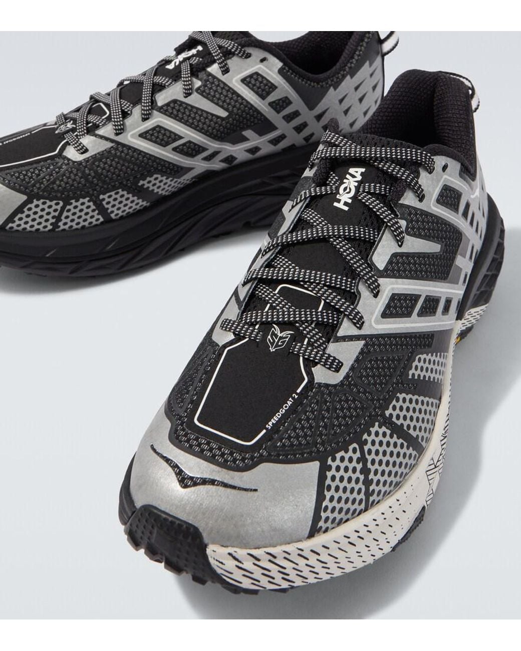 Hoka One One Black Stealth/Tech Speedgoat 2 Sneakers for men
