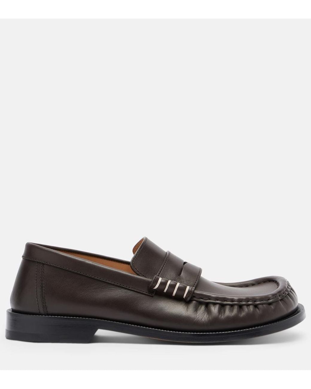 J.W. Anderson Brown Leather Loafers