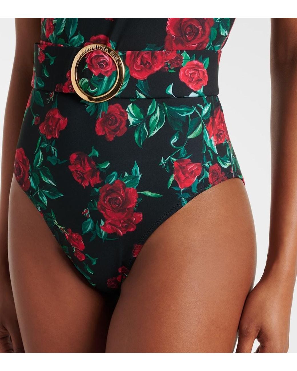 Alexandra Miro Blue Jeanie Floral Swimsuit