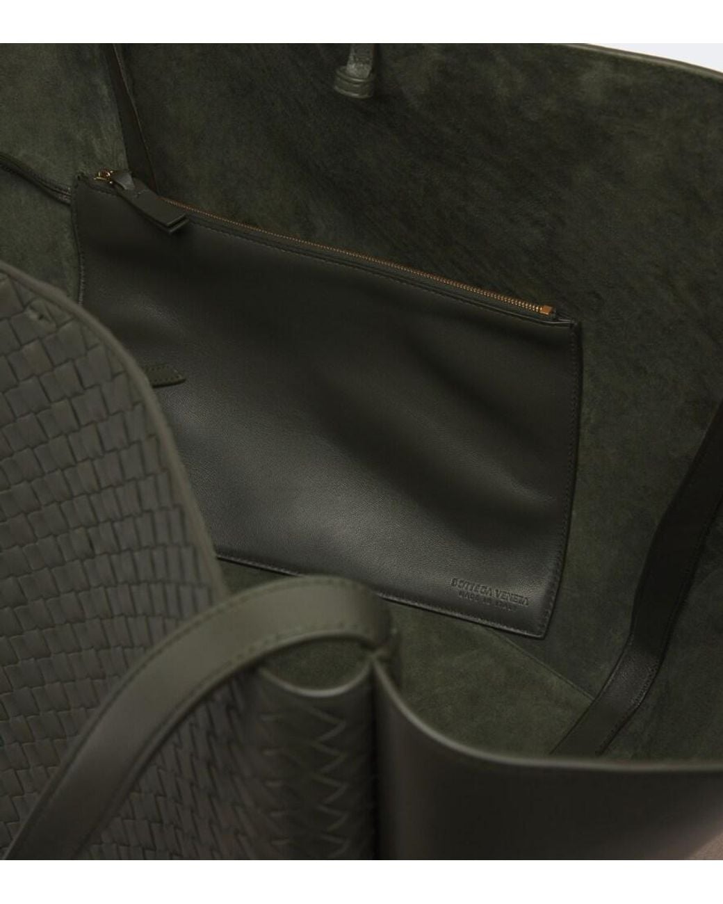 Bottega Veneta Black Corso Maxi Intrecciato Leather Tote Bag