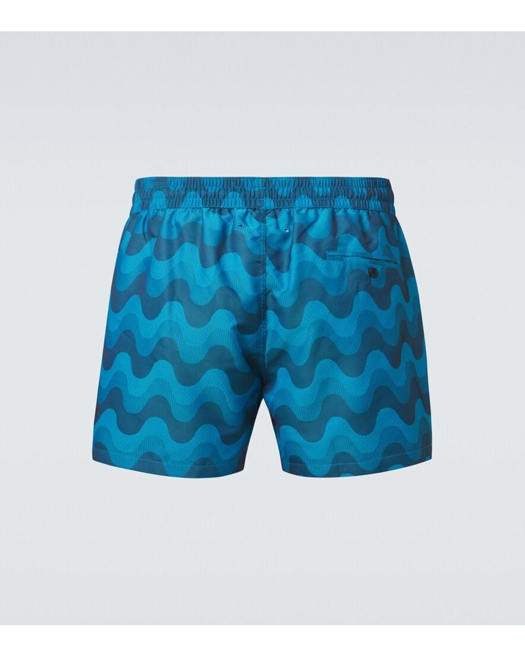 Frescobol Carioca Blue Rio Printed Swim Trunks for men